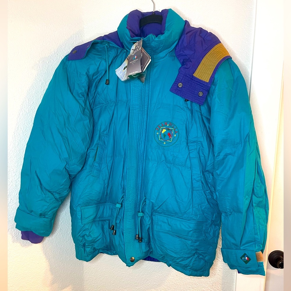 NWT Brambilla of France Duck Down Puffer Jacket Size 18/20
